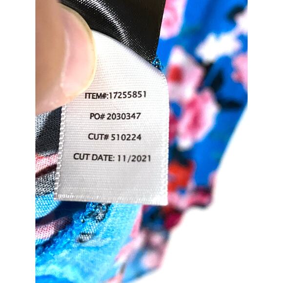 Torrid Rayon Slub Button Front Flutter Sleeve Top Blouse 2X Floral Boho Summer - Picture 8 of 8